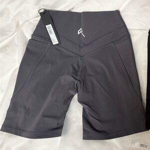 Oner Active Unified High Waisted Pocket Shorts - Coal